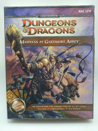 Dungeons & Dragons Adventure Madness At Gardmore Abbey Unplayed Unpunched
