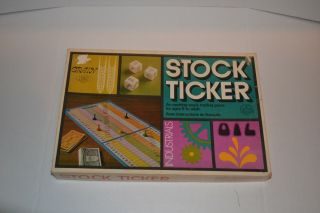 Stock Ticker Copp Clark 70 ' s Board Game 100 Complete 4