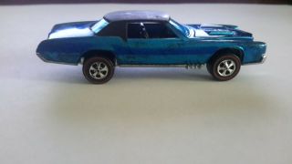 Hot Wheels Redline 1968 Custom El Dorado,  Blue/ Aqua,  Hk