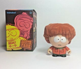 Kidrobot South Park Series 2 Kyle Broflovski W/fro Flocked 3 " Vinyl Figure Afro