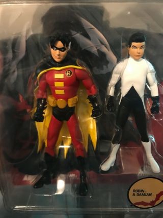 Dc Direct Batman And Son Robin & Damian Action Figures 2