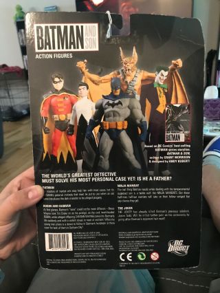 Dc Direct Batman And Son Robin & Damian Action Figures 6