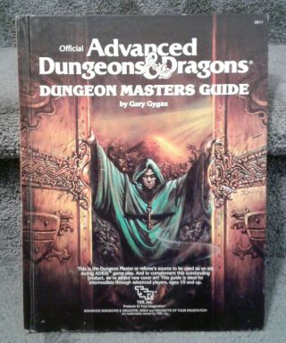 Ad&d Dungeon Masters Guide Tsr 2011 Advanced Dungeons & Dragons 1979