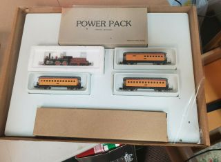 Bachmann Vintage Electric Train Set The American Freight Cars Tracks Power Pack 2