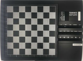 Kasparov Team Mate Advanced Trainer Electronic Chess Computer W/ Manuals