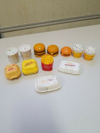 Vintage Mcdonalds Food Changeables Happy Meal Toy Transformers 1987 - 1990