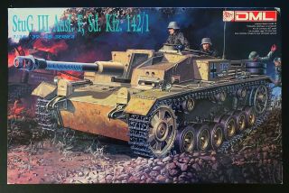 Dml Stug Iii Ausf.  F,  Sd.  Kfz.  142/1 / Kit Started / All Is There 1/35