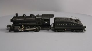 Lionel O Gauge 0 - 4 - 0 Steam Locomotive & 2203b Die Cast Slope - Back Tender W/bell