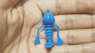 FIGURE CEREAL PREMIUM MEXICAN R&L CRATER CRITTERS BUGGSY BACKBONE BLUE TINYKINS 4