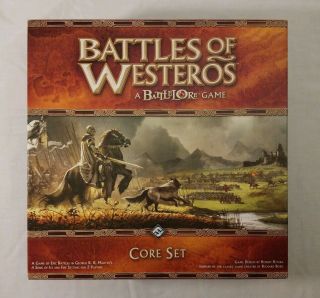 Battles Of Westeros Core Set Base Game A Game Of Thrones Fantasy Flight Games
