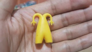 FIGURE CEREAL PREMIUM MEXICAN R&L CRATER CRITTERS GLOOB YELLOW TINYKINS 3