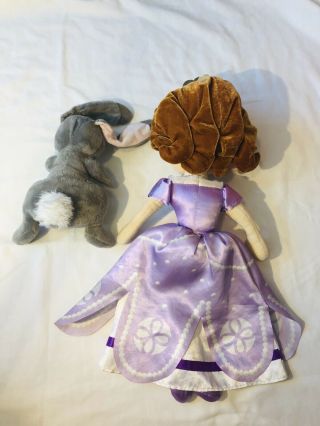 Clover Bunny Plush Stuffed Toys Sophia The First Princess Doll Disney & Rabbit