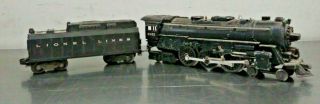 Vintage Lionel Trains 2055 Hudson 4 - 6 - 4 Steam Locomotive W/ 6026w Whistle Tender