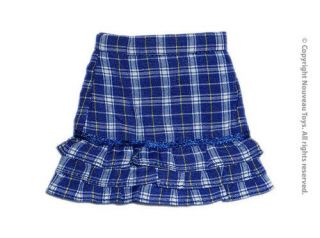 1/6 Phicen,  Tbleague,  Kumik,  Nouveau Toys - Female Blue Checkers Frill Skirt