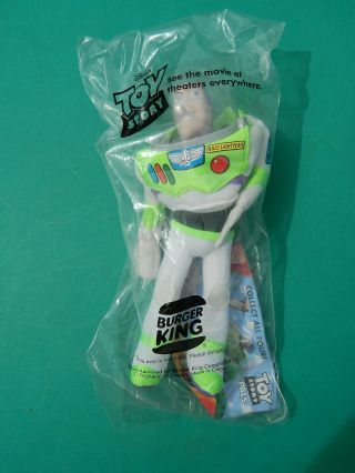 1995 Burger King Disney Toy Story Pals Buzz Lightyear Package Meal Toy