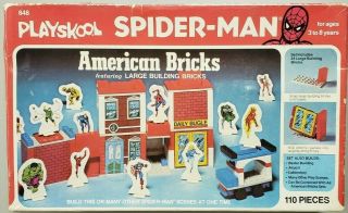 Playskool Spider - Man American Bricks