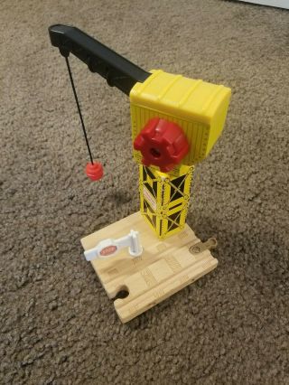 Thomas Train And Friends Sodor Museum Crane.  Magnetic Crane For Wooden Railway