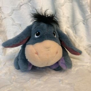 Vintage 1999 Fisher - Price Ask Me More Eeyore Talking Plush Toy Moving Head