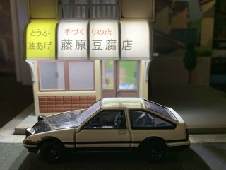 1:64 YumeBox Initial D Takumi Fujiwara Tofu Shop Diorama Display Model Kit Set 3
