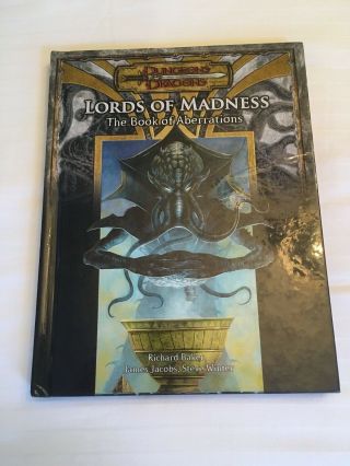 Dungeons & Dragons 3.  5 Edition Lords Of Madness The Book Of Aberrations Handbook