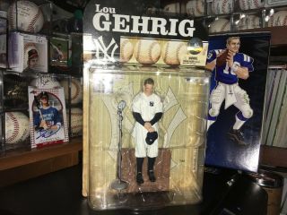 Lou Gehrig York Yankees Cooperstown Mcfarlane Baseball Figure In Package