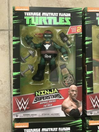 Teenage Mutant Ninja Turtles Tmnt 25th Anniversary WWE Stars 7