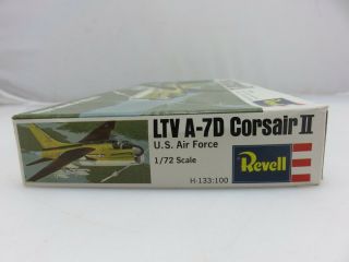 Revell USAF LTV A - 7D CORSAIR II 1/72 Scale Model Kit H - 133:100 UNBUILT 3