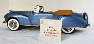 Franklin 1941 Lincoln Continental Mark I Convertible Limited Edition 1:24