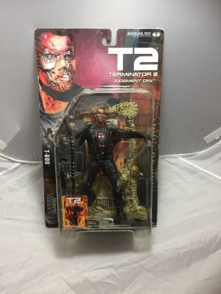 Mcfarlane Toys T - 800 T2 Terminator 2 Judgment Day Movie Maniacs Series 4 Figure