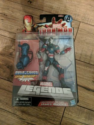 Marvel Legends James Rhodes (war Machine) 6 " Action Figure Baf Iron Monger