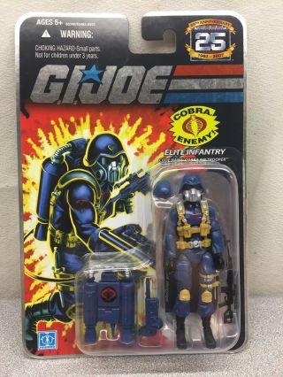 Hasbro G.  I.  Joe 25th Anniversary Elite Infantry | Cobra Air Trooper