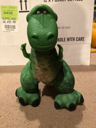 Big Roaring Rex Toy Story 14 " Squeeze Plush Toy Stuffed Animal Fisher Price 2009