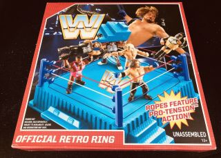 Wwe Official Retro Wrestling Ring Play Set With Removable Steps