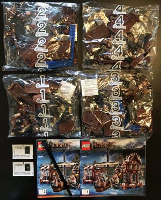 Lego The Hobbit 79013 Lake - Town Chase In Bags With Minifigures