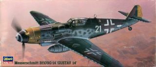 Hasegawa 1:72 Messerschmitt Bf 109 G - 14 Gustav 14 Plastic Kit Ap18 51318u