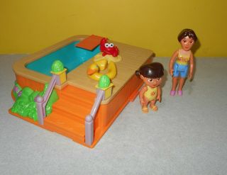 Mattel Dora The Explorer Swimming Pool Add On Accessory For Dora’s Talking House