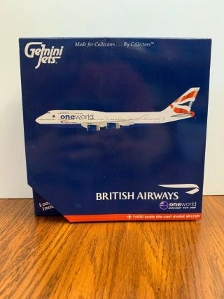 Gemini Jets 1:400 Scale British Airways 747 - 400 Oneworld Livery