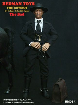 Redman Toys Lee Van Cleef The Good,  Bad,  & Ugly 1/6 Bad Cowboy RM034 USA 3