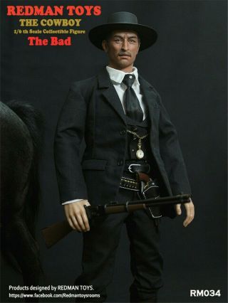 Redman Toys Lee Van Cleef The Good,  Bad,  & Ugly 1/6 Bad Cowboy RM034 USA 4