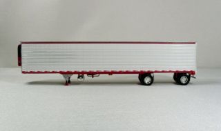 DCP 1/64 UTILITY SPREAD AXLE REEFER WHITE & RED TRAILER DIECAST PROMOTIONS 3