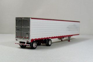 DCP 1/64 UTILITY SPREAD AXLE REEFER WHITE & RED TRAILER DIECAST PROMOTIONS 5