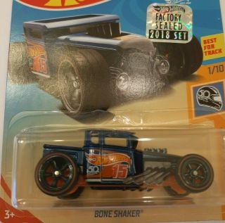 Hot Wheels 2018 50th Bone Shaker Ultimate Chase Car Factory Seal Limited