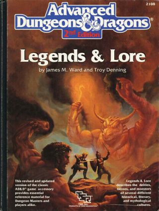 Legends & Lore Exc 2108 Ad&d D&d 2e Deities Demigods Tsr Dungeons Dragons Gods