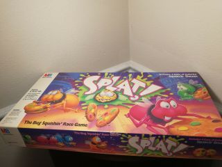 Splat Board Game Vintage 1990 Milton Bradley Mb Family Night