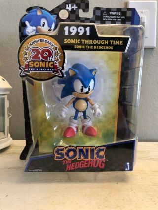 Sonic The Hedgehog 20th Anniversary 1991 Action Figure Jazwares
