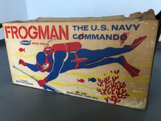 Frogman " The U.  S.  Navy Commando " Made By Remco