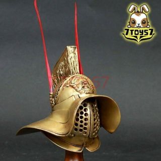 ACI 1/6 Gladiator Flamma_ Helmet w feather_Ancient Roman Warriors Gladius AT023A 2
