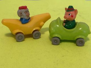 Busy World Of Richard Scarry Mr.  Frumble Pig In Pickle Car Monkey Banana Mcd’s