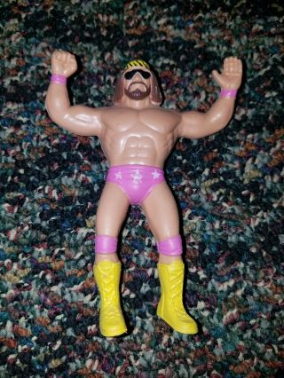Wwf Ljn Bendies Macho Man Randy Savage Wrestling Figure 1985 Vintage Wwe 80s