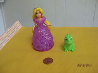 Polly Pocket Disney Princess Magiclip Glitter Glider Rapunzel Doll W/ Pascal
